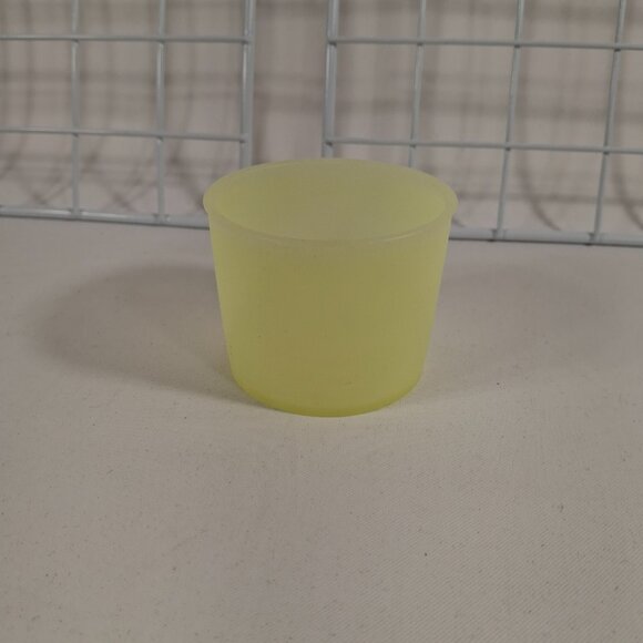 Vintage Collectible Tupperware #122-6 Snack Cup Yellow NoLid D 2 3/8xH 2 3/8  In - Picture 1 of 9